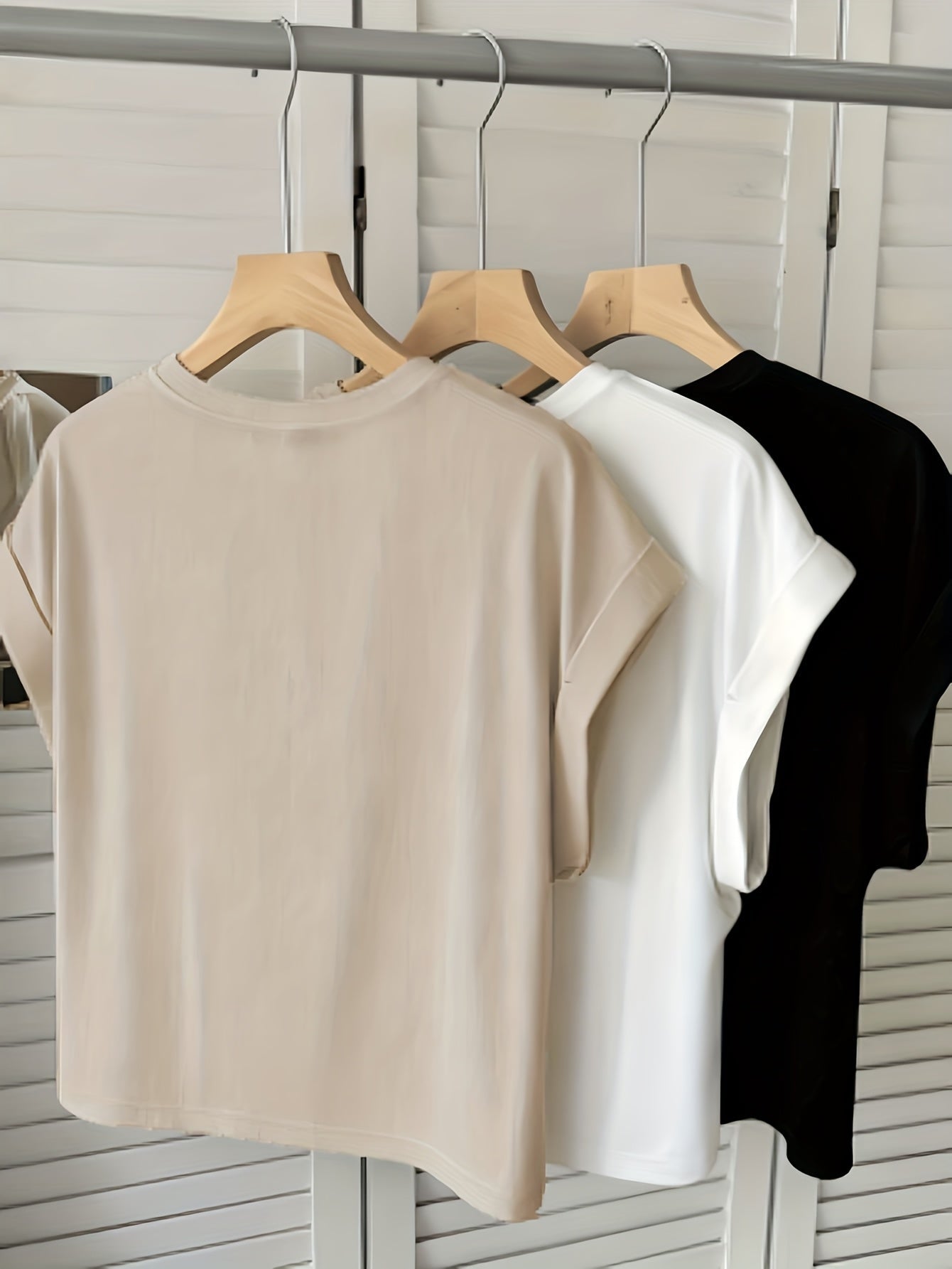 T-shirt basique manches courtes femme style décontracté chic