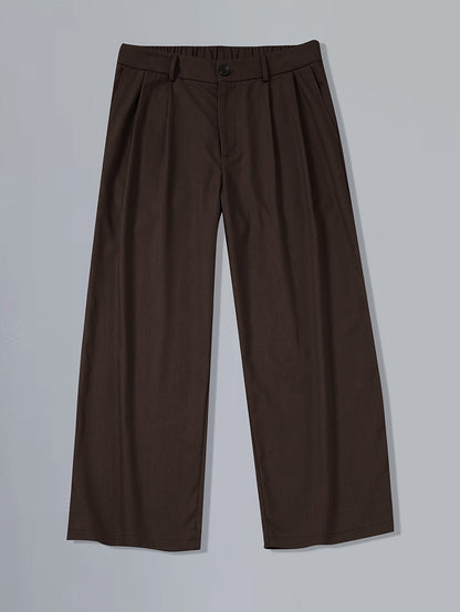 Pantalon large homme style vintage élégant pour look urbain moderne