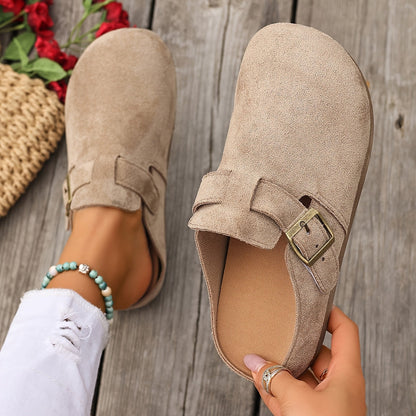 Sabots Mules Décontractés Femme avec Boucle – Style Classique Polyvalent pour Usage Quotidien