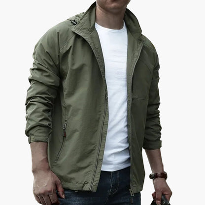 Men's Waterproof Cargo Jacket Casual Style for Outdoor and Everyday Use