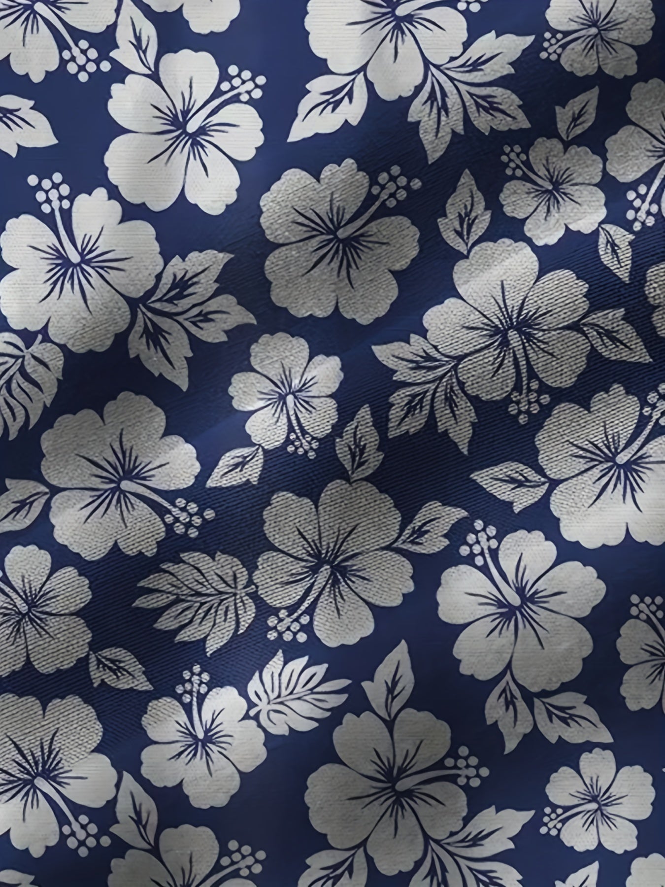 Hawaiihemd Herren Urlaubsstil mit Blumenmuster – Ideal für Sommer und Strand