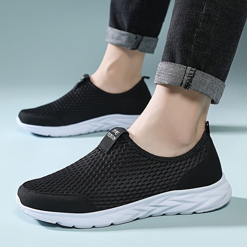 Zapatos deportivos casuales para hombre sin cordones - Estilo transpirable para caminar y entrenar