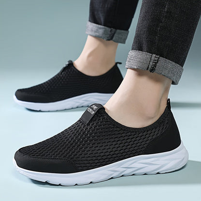 Zapatos deportivos casuales para hombre sin cordones - Estilo transpirable para caminar y entrenar