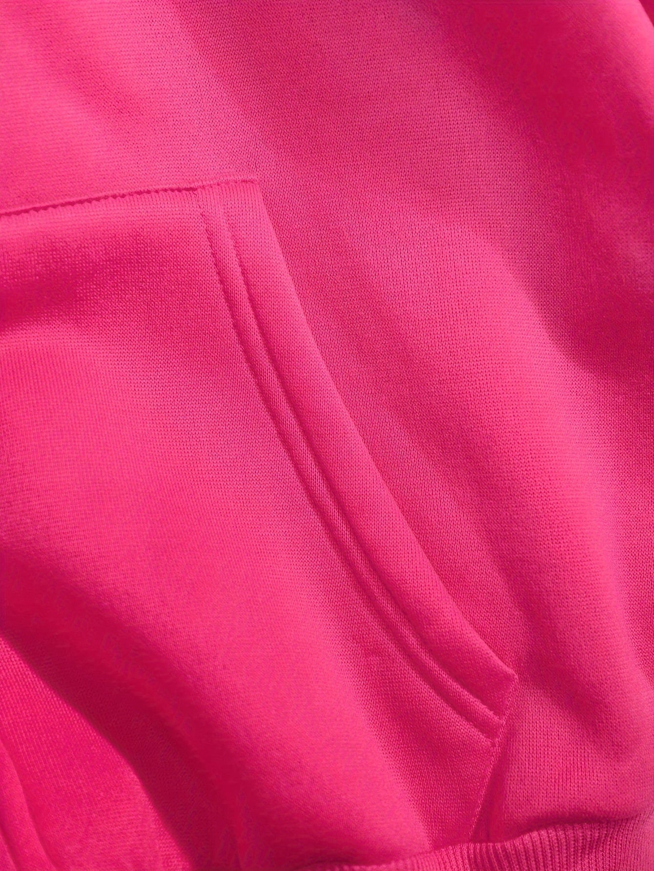 Sweat à Capuche Zippé Femme Rose Vif Étoile New York Lettrage Noir