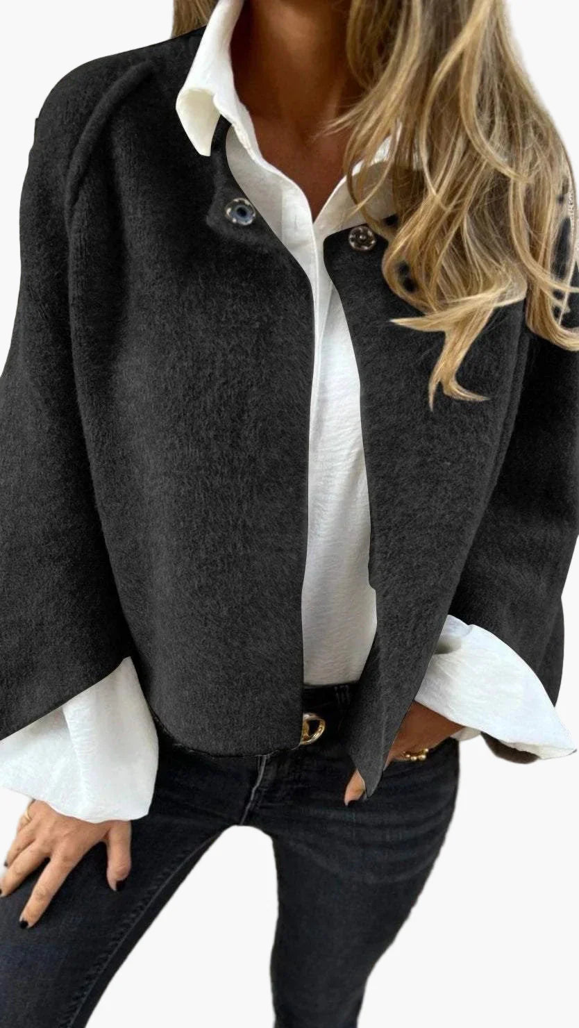 Chaqueta elegante para mujer estilo moderno para atuendo diario chic