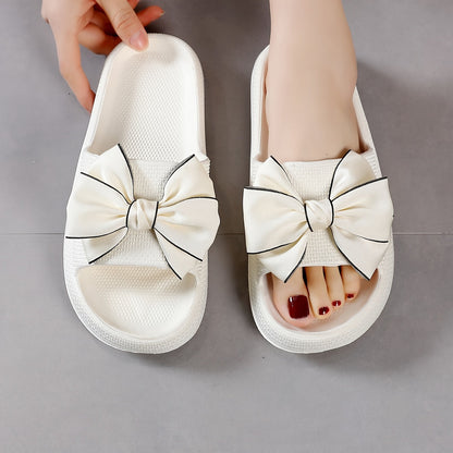 Sandales d'extérieur pour femme à nœud élégant – Style décontracté et chic pour promenade et détente