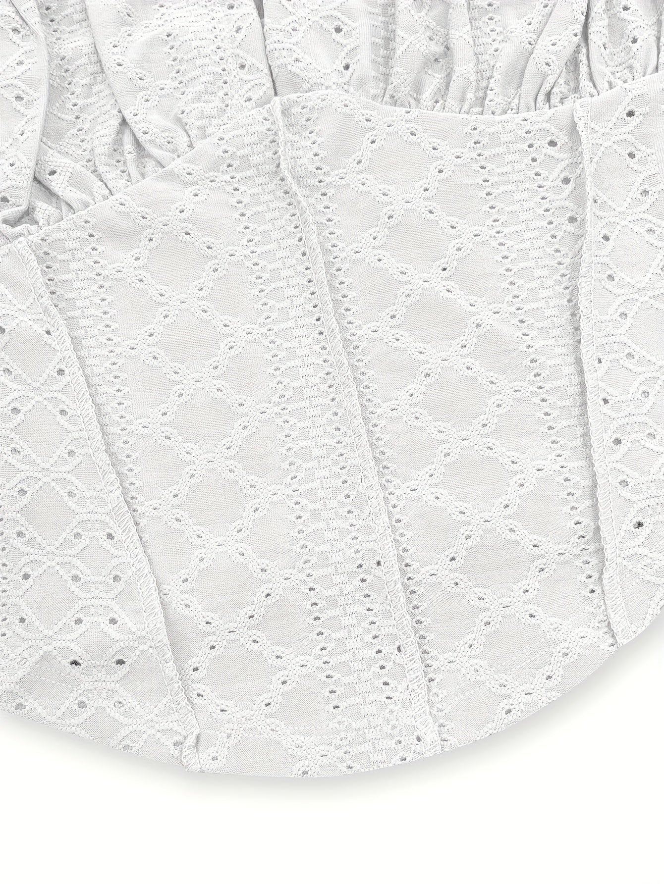 Dames bustier in corsetstijl met chique borduursel voor lente en zomer