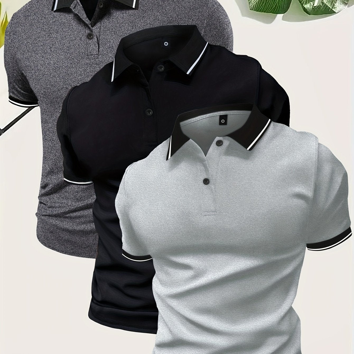 Polo casual pour homme style urbain – Élégance décontractée pour sorties et loisirs