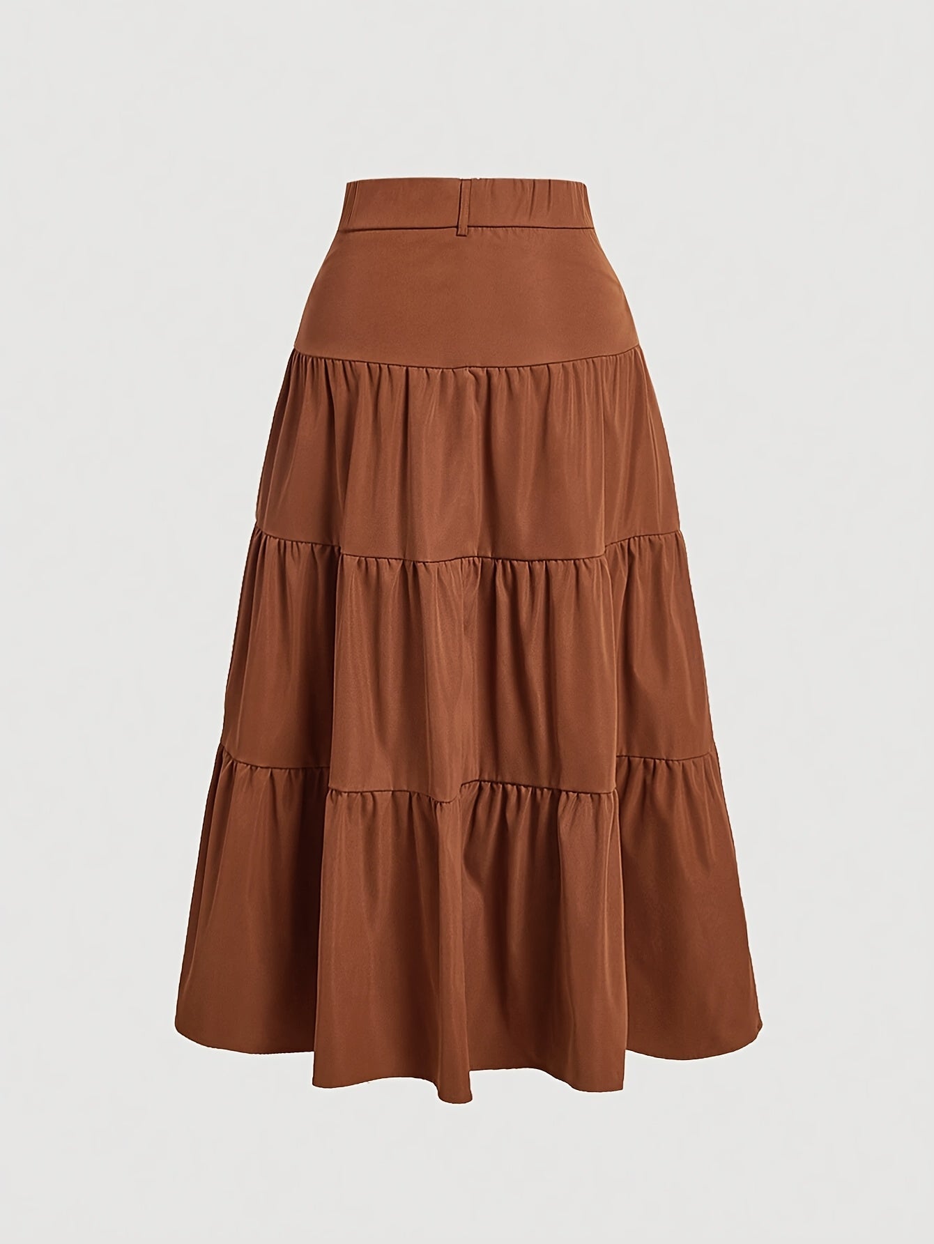 Długa spódnica damska z wysokim stanem w stylu boho, elegancka na wiosnę i lato