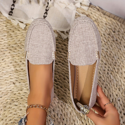 Mocasines casuales para mujer estilo penny-loafer urbano elegante