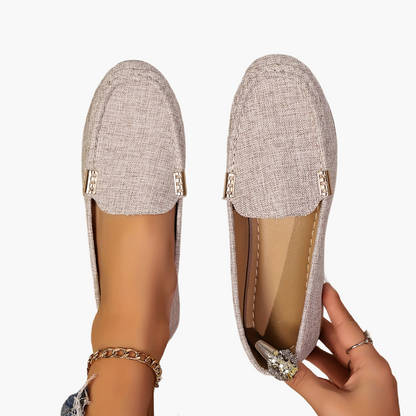 Mocasines casuales para mujer estilo penny-loafer urbano elegante