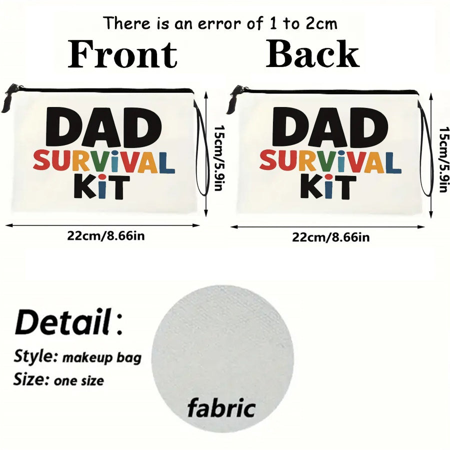 Papa Survival Kit – Praktisches und originelles Geschenketui für Männer, tägliche Organisation, humorvoller Stil