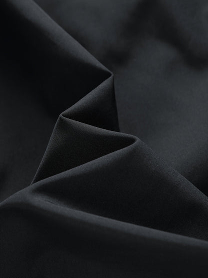 Veste à Capuche Noire Imprimé Dragon Rouge Fermeture Éclair Homme