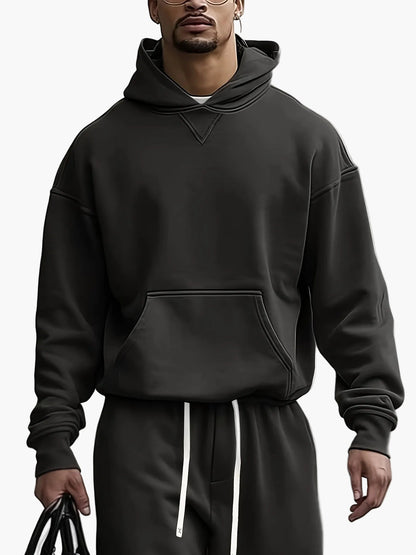 Survêtement Décontracté Homme Ensemble Sweat à Capuche et Pantalon Idéal Quotidien et Voyage
