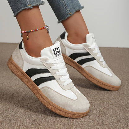 Baskets décontractées pour femme style rétro – Sneakers urbaines tendance