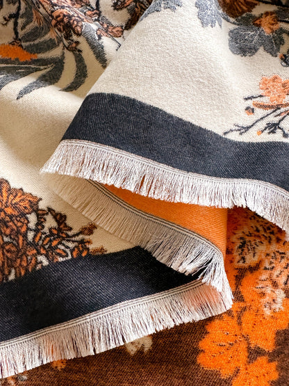 Eleganter Damen-Kimono mit floralem Druck im lässig-chicen Stil