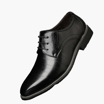 Men's lace-up dress shoes brogue style for formal occasions and business
