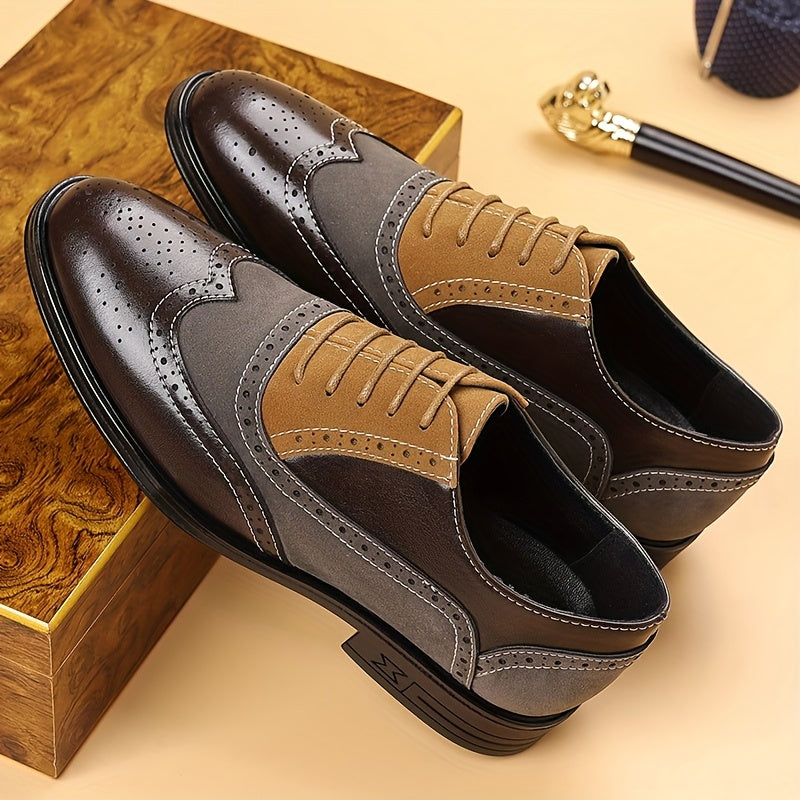 Chaussures habillées homme style brogue élégantes pour affaires et occasions formelles