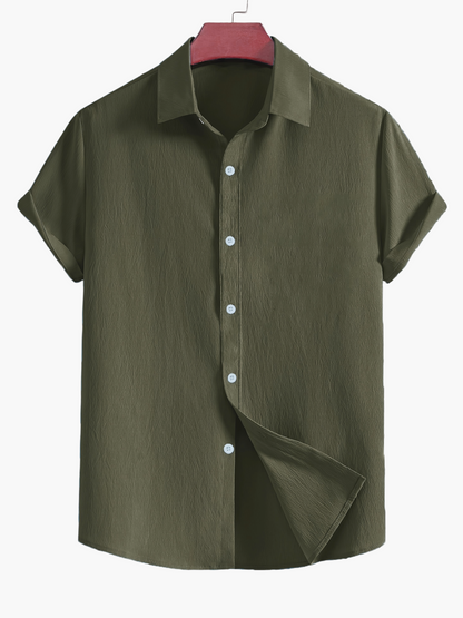 Men's Casual Short-Sleeve Shirt – Urban Summer Style
