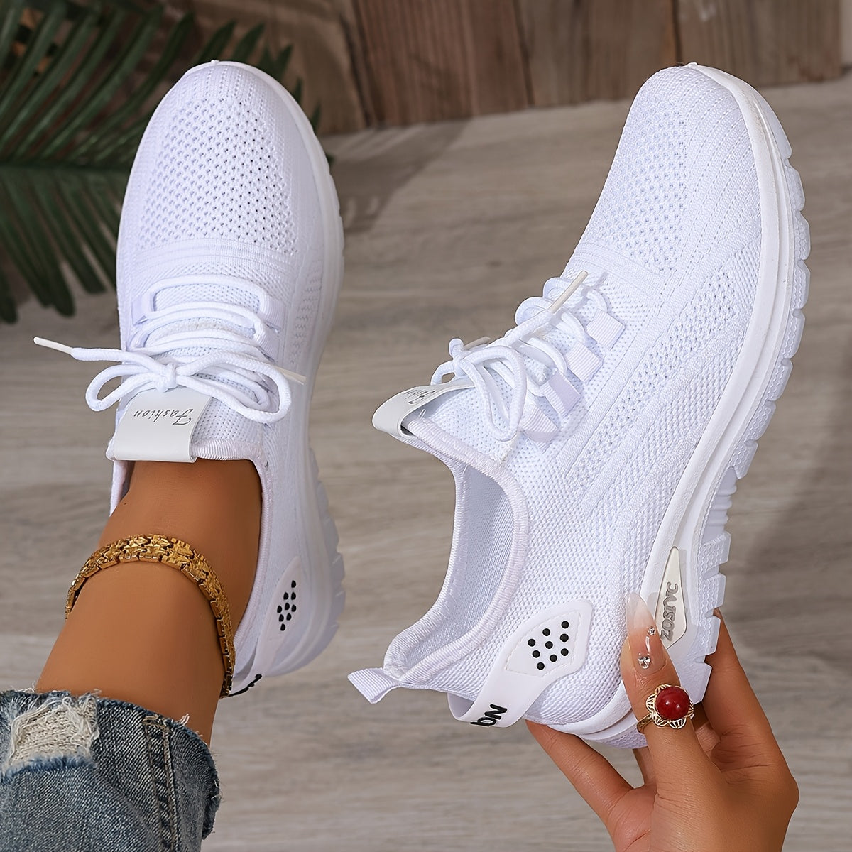 Baskets de sport décontractées pour femme style running polyvalent