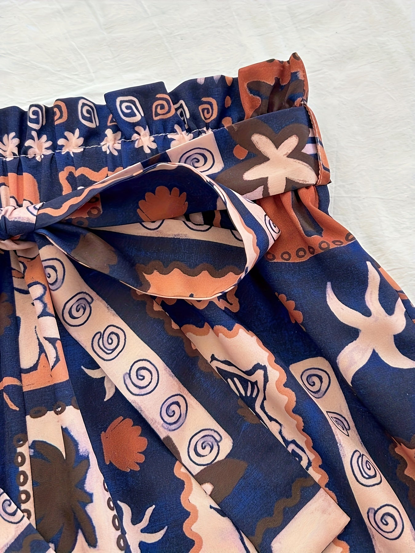 Ensemble coordonné pour femme, style tropical, top ajusté et short taille haute, idéal vacances et été