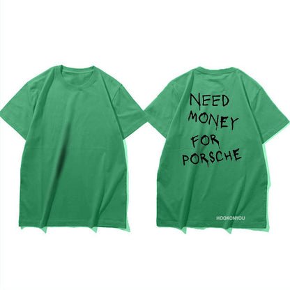 T-shirt homme imprimé message humoristique streetwear – Style urbain décontracté