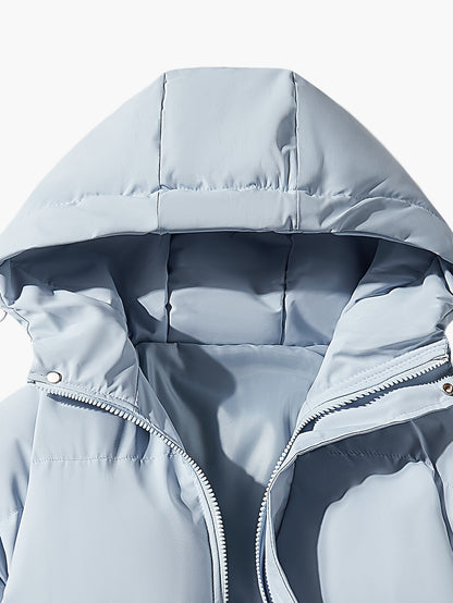 Chaqueta acolchada para hombre con capucha estilo casual para el invierno