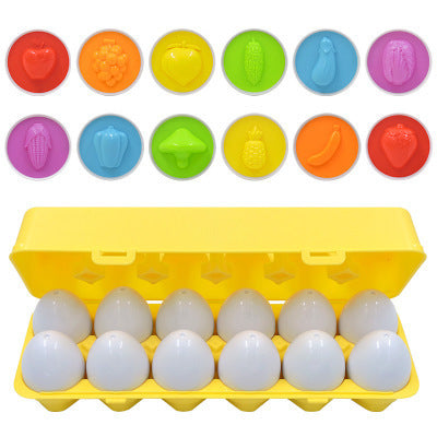 Lernspiel Eier zum Sortieren – Formen & Zahlen für Kinder