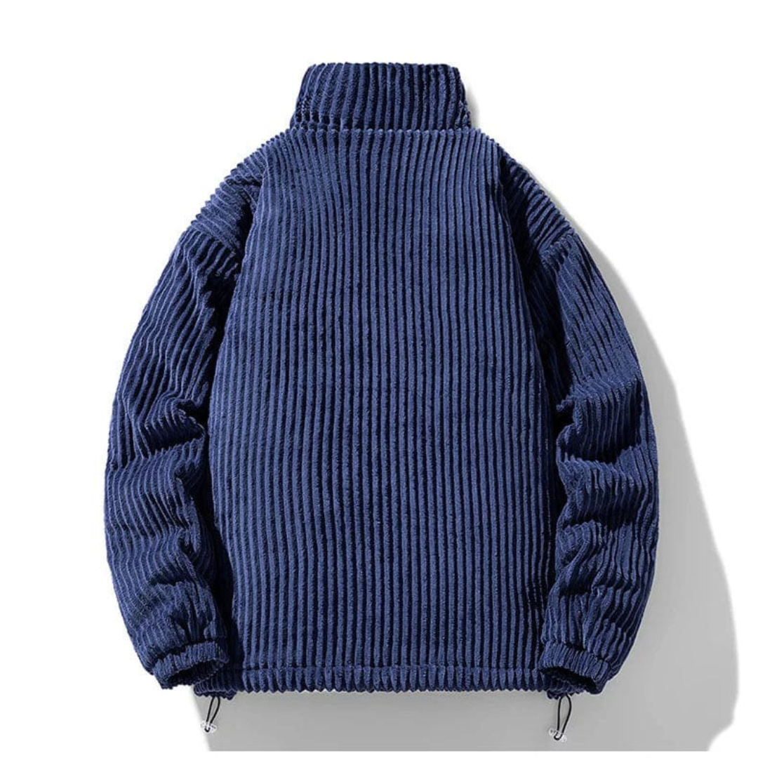 Cordjakke urban stil for menn, ideell for høst og vinter
