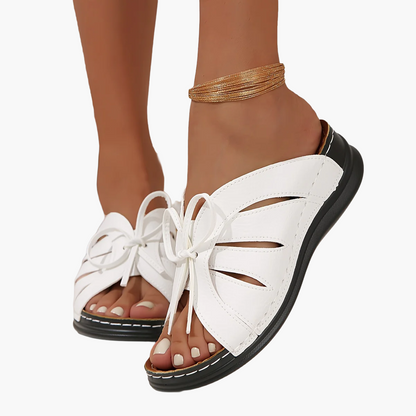 Sandales décontractées à plateforme pour femme – Style estival confortable à enfiler, bout ouvert