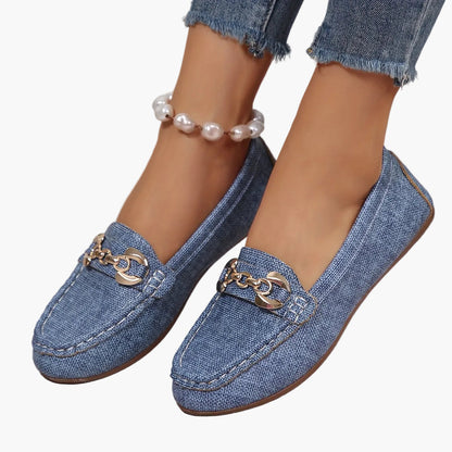 Mocassini Donna Eleganti Stile Casual con Catena Decorativa – Ideali per Uso Quotidiano e Città