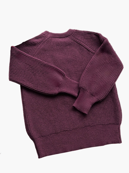 Afslappet damepullover i elegant stil med rund hals til efterår og vinter