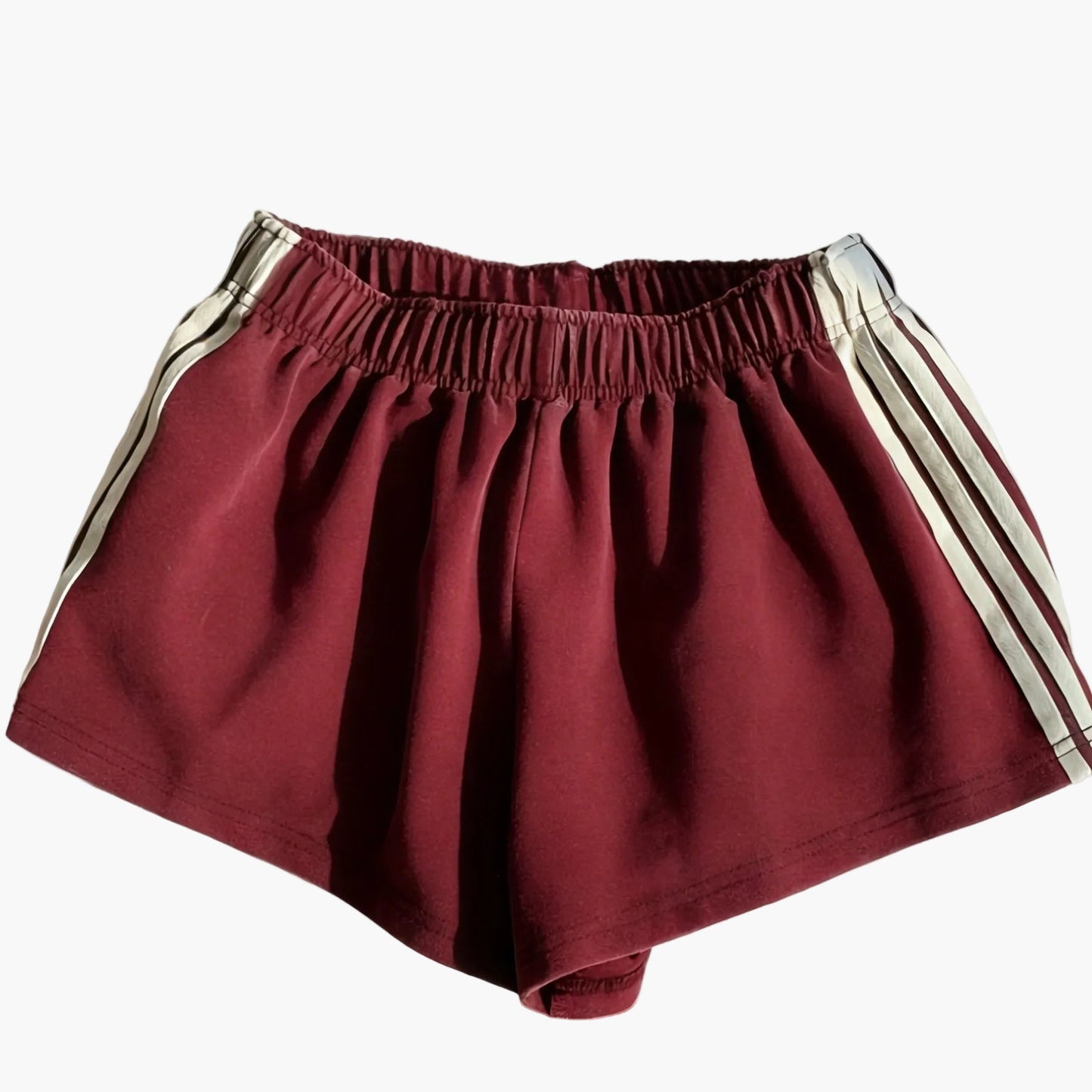 Shorts de sport femme à bandes latérales style décontracté pour running et loisirs