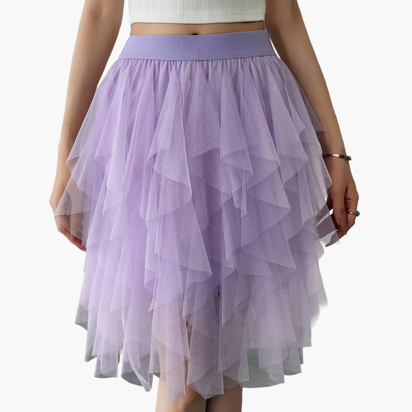 Eleganter Damen-Tutu-Rock im Tänzerinnen-Stil für festliche oder alltägliche Outfits