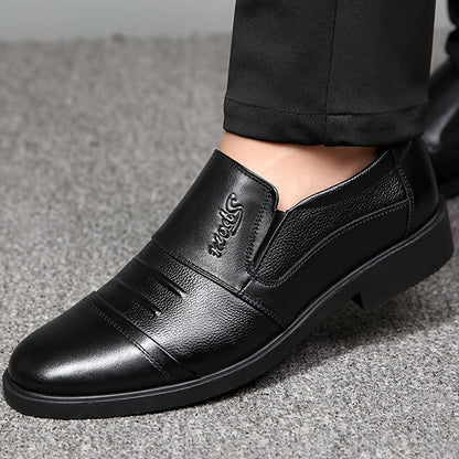 Mocassins Homme Doublés Hiver Noirs avec Semelle Noire et Détails Texturés