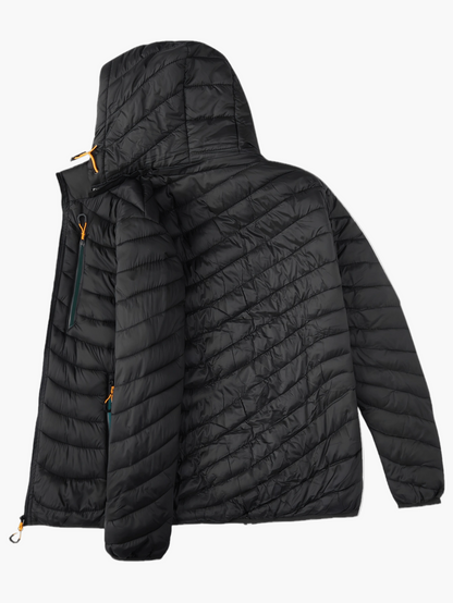 Men's Quilted Jacket Urban Style Versatile for Outdoor Activities