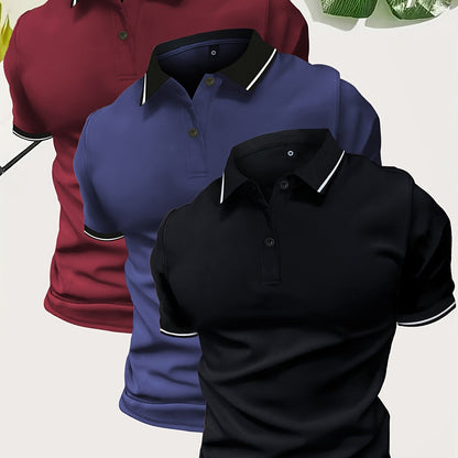Polo casual pour homme style urbain – Élégance décontractée pour sorties et loisirs