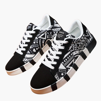 Herresneakers med urban grafisk stil til fritid og udendørs brug