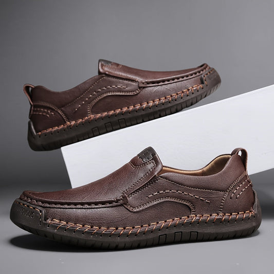Mocassins décontractés pour homme style anglais – chaussures de ville confortables à enfiler