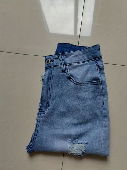 Bermuda casual strappato per donna – Stile urbano alla moda estate