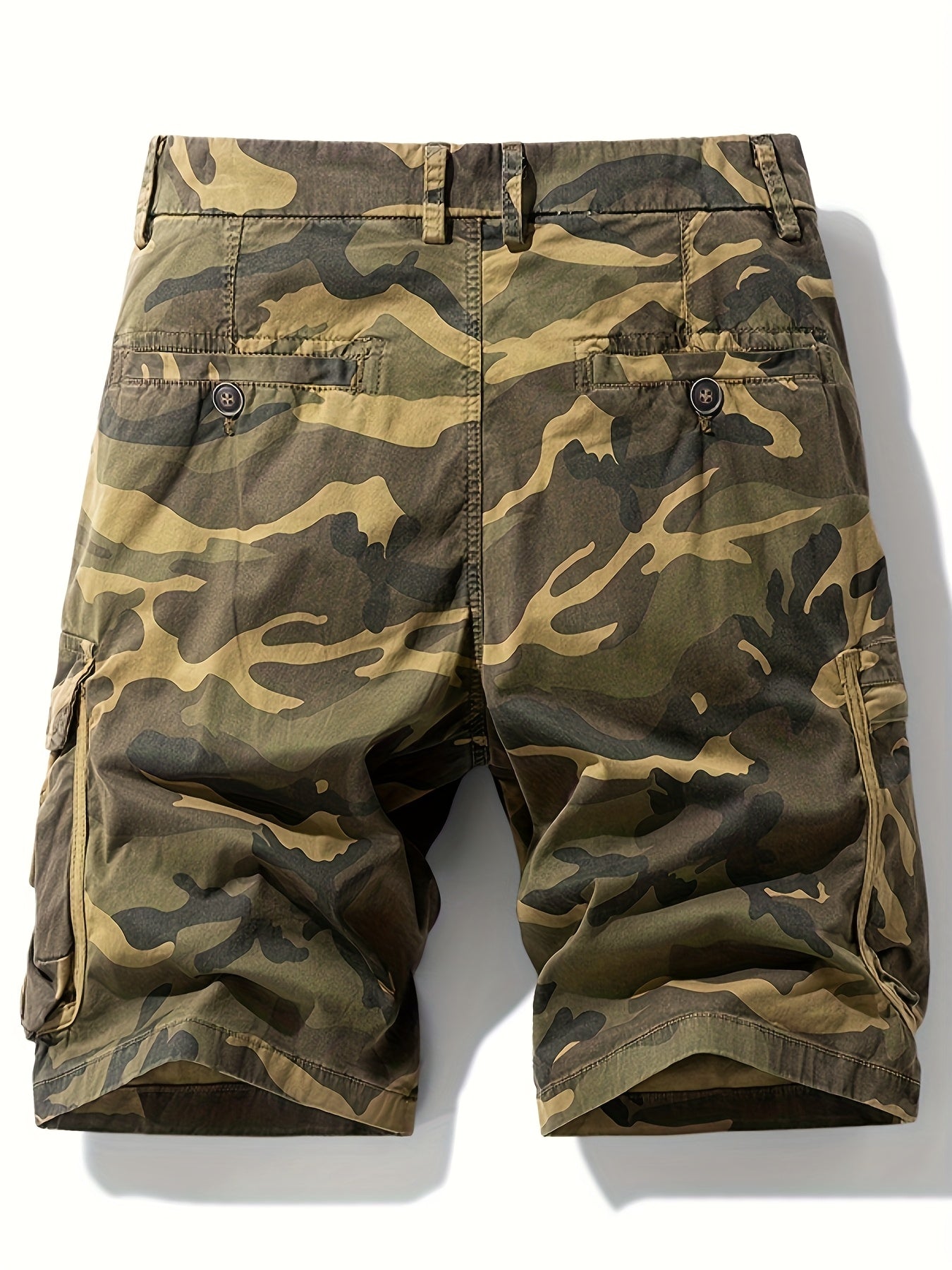 Pantaloni cargo corti stile mimetico militare da uomo – Ideali per esterni, tempo libero e vacanze