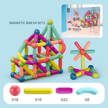 Juego de Construcción Magnético Educativo para Niños – Desarrollo de la Lógica y la Imaginación