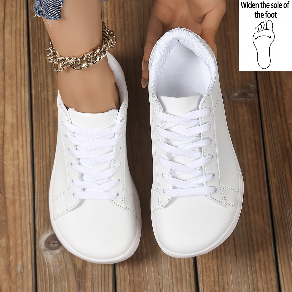 Baskets décontractées pour femme style urbain à lacets – Chaussures polyvalentes confortables pour tous les jours