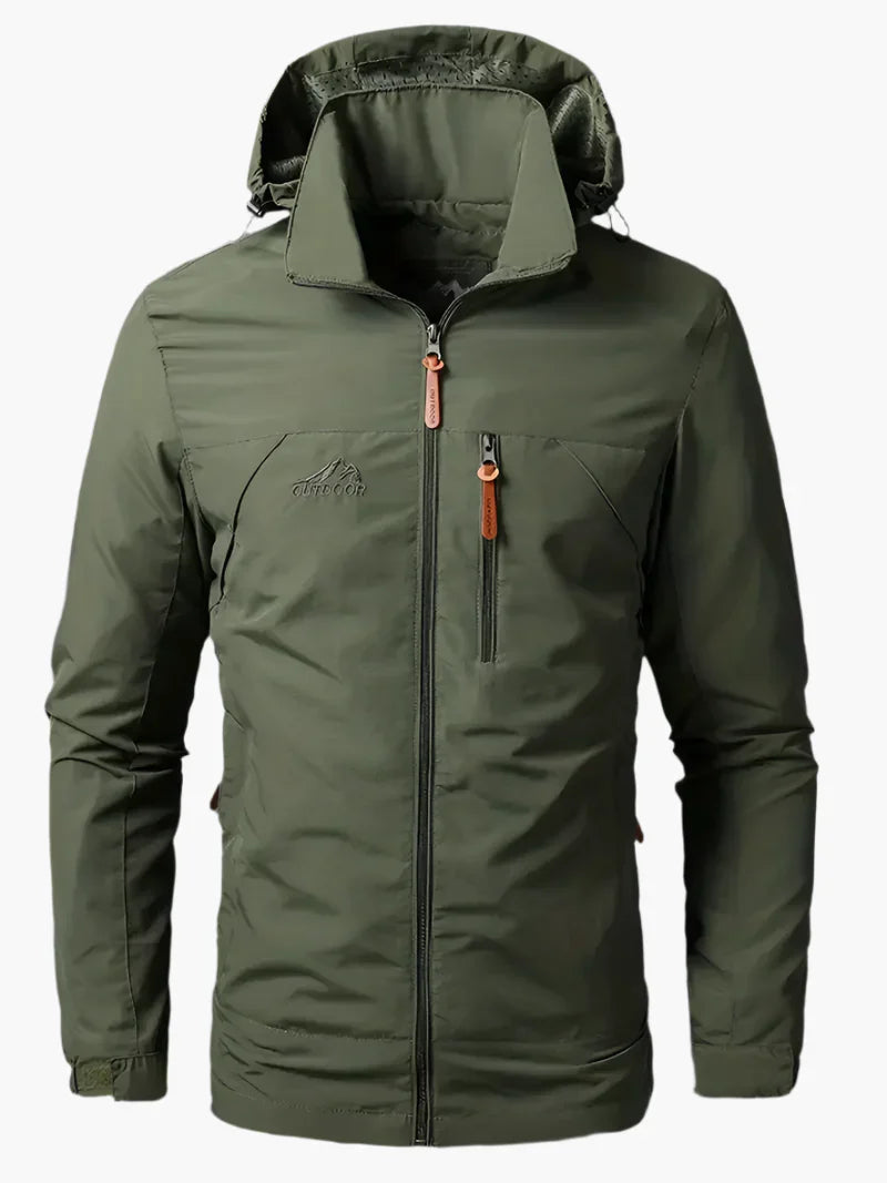 Herr outdoorjacka vattentät och vindtät – Perfekt för vandring och utomhusaktiviteter
