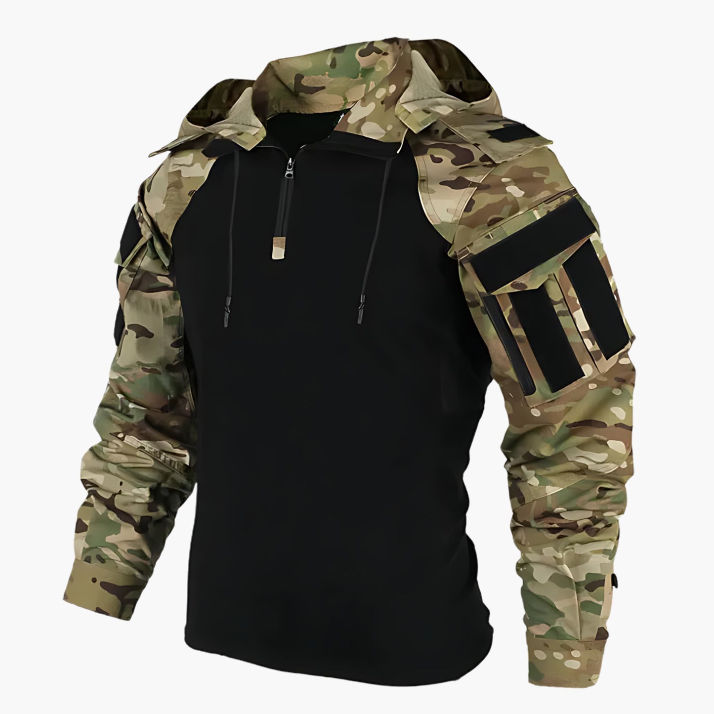 Chaqueta táctica para hombre estilo militar al aire libre versátil - Protección impermeable y cortavientos