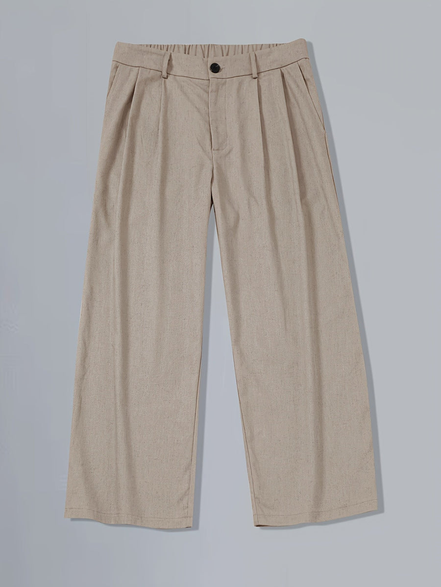 Pantalon large homme style vintage élégant pour look urbain moderne