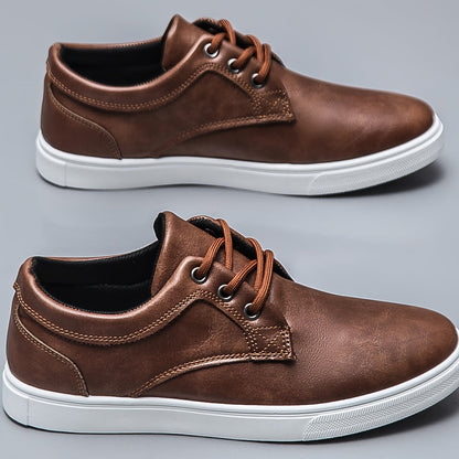 Chaussures décontractées homme style urbain à lacets pour usage quotidien