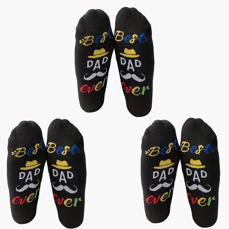 Calze fantasia uomo « Best Dad Ever » regalo originale festa del papà