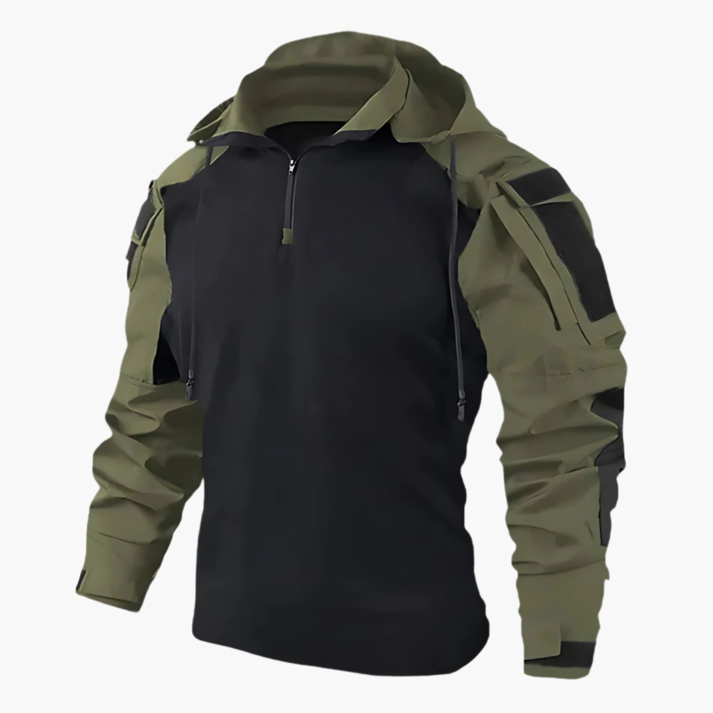 Chaqueta táctica para hombre estilo militar al aire libre versátil - Protección impermeable y cortavientos