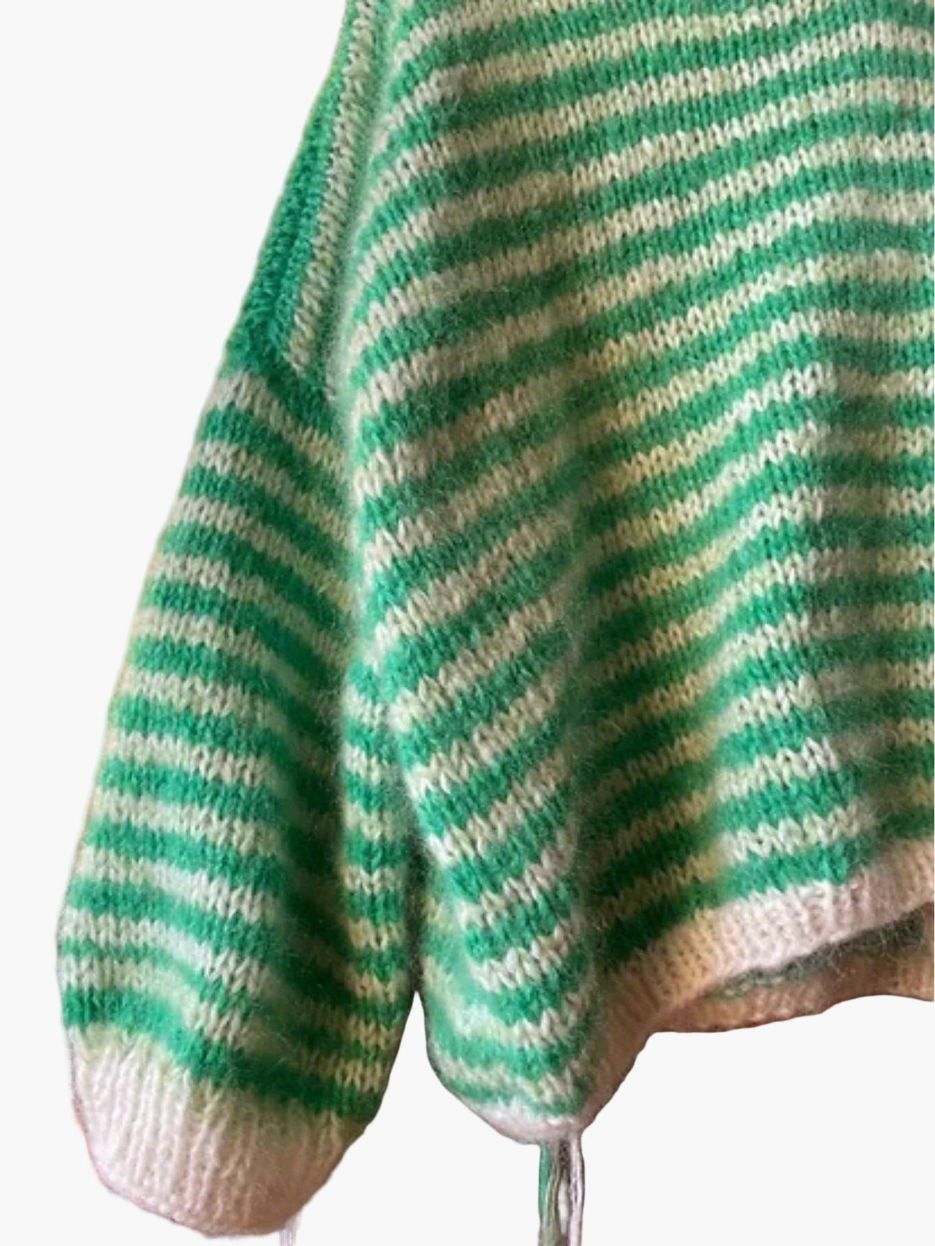 Casual style striped oversized pullover for women - Ideal for autumn/winter
